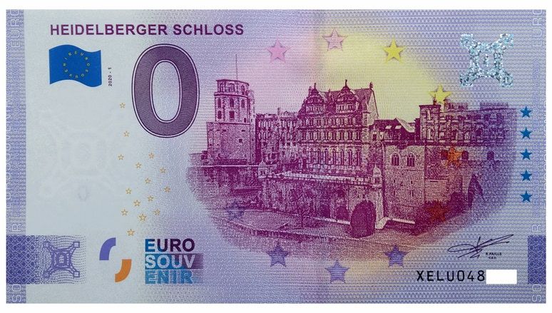 0 Euro Heidelberger Schloss 2019-1