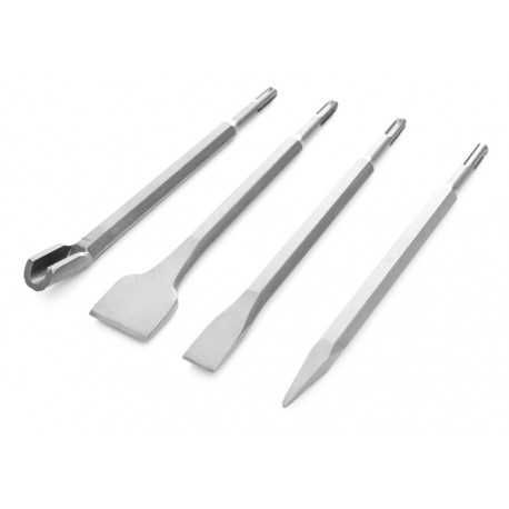 Zestaw 4 Dłut do betonu SDS + KD10208