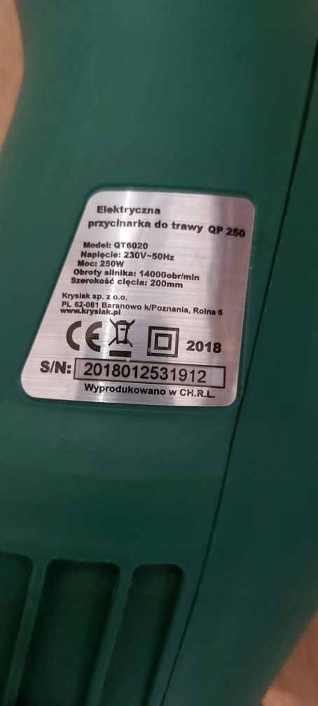 Podkaszarka elektryczna HANDY QP 250