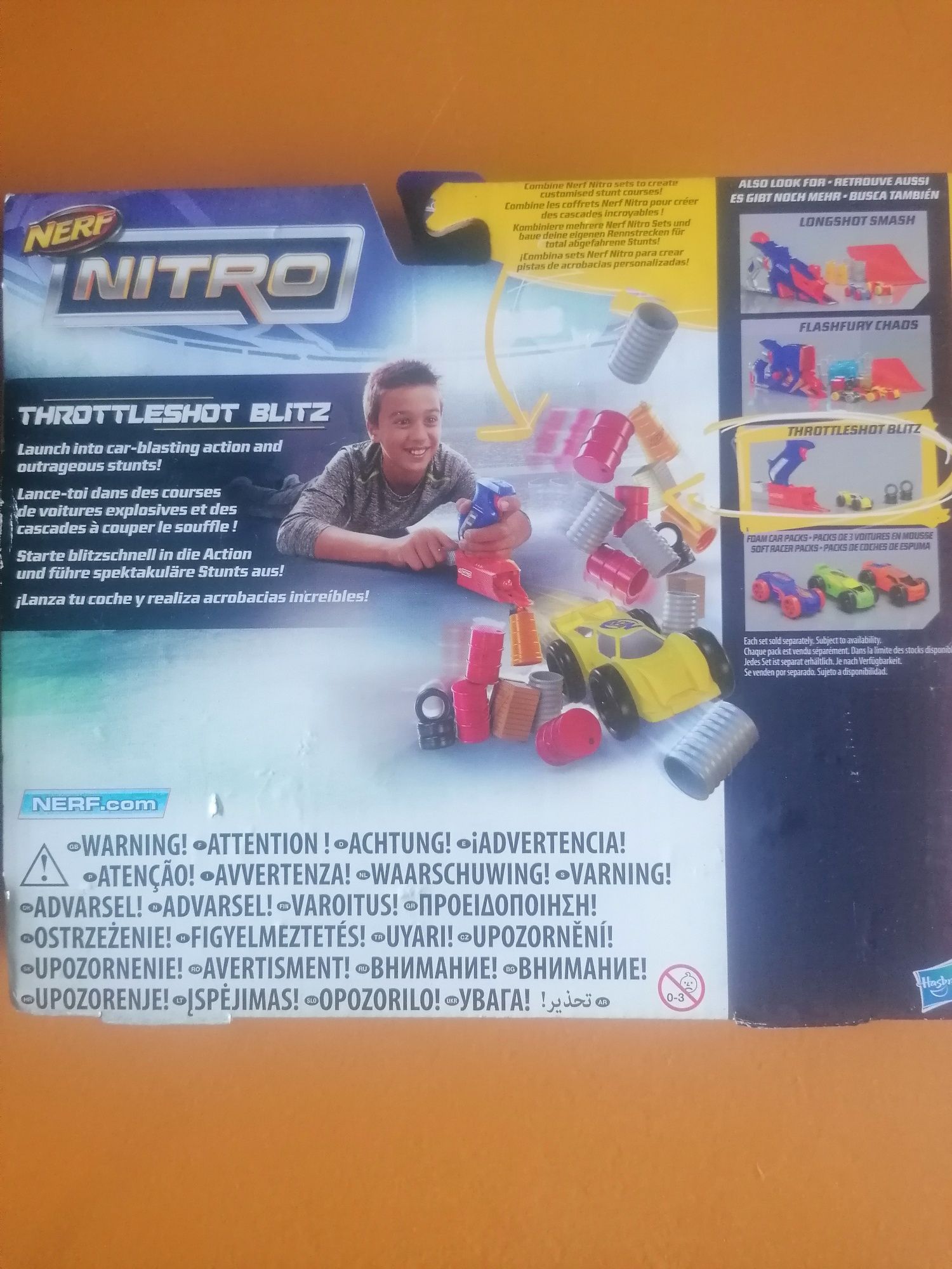 Nerf Nitro z samochodzikiem