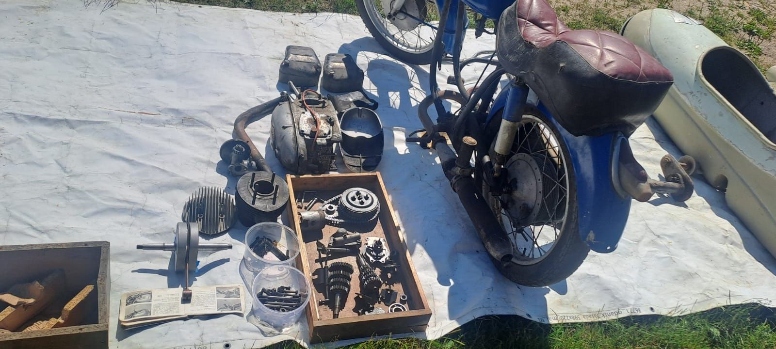Pannonia de lux TLF 1959r z wózkiem