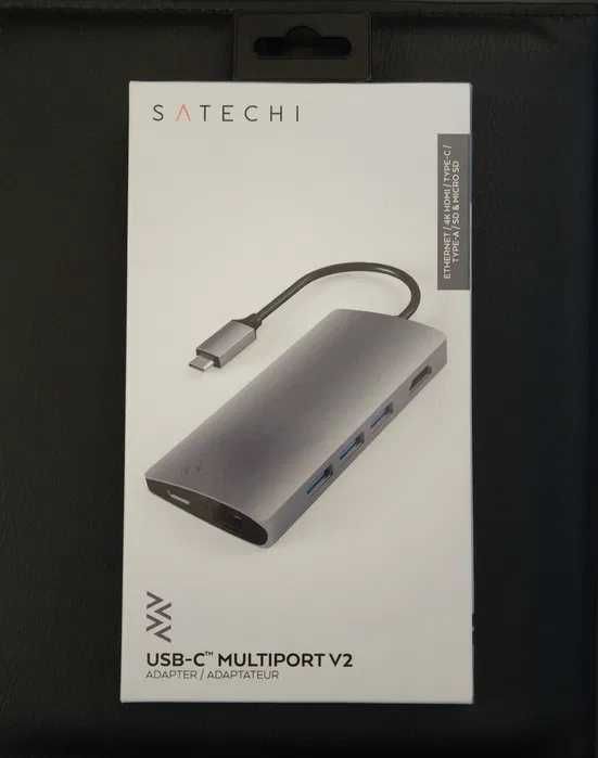 Hub - Adaptador - SATECHI USB-C Multiport V2 - MacBook - Computador