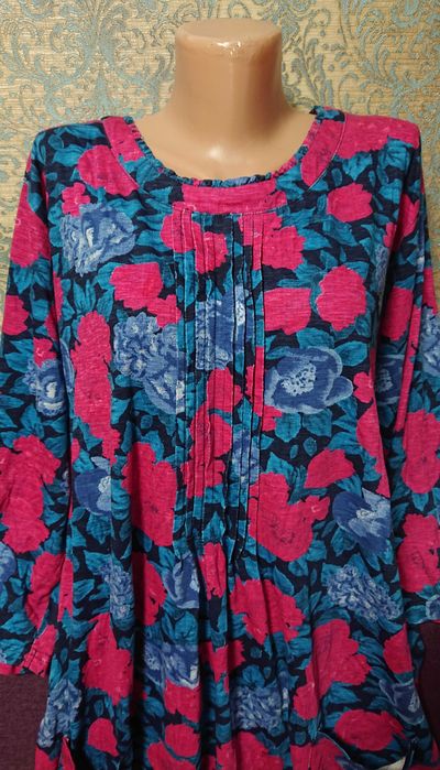 Красивое  платье хлопок большой размер батал 52