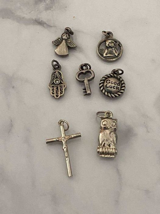 Lote de Pendentes de Prata