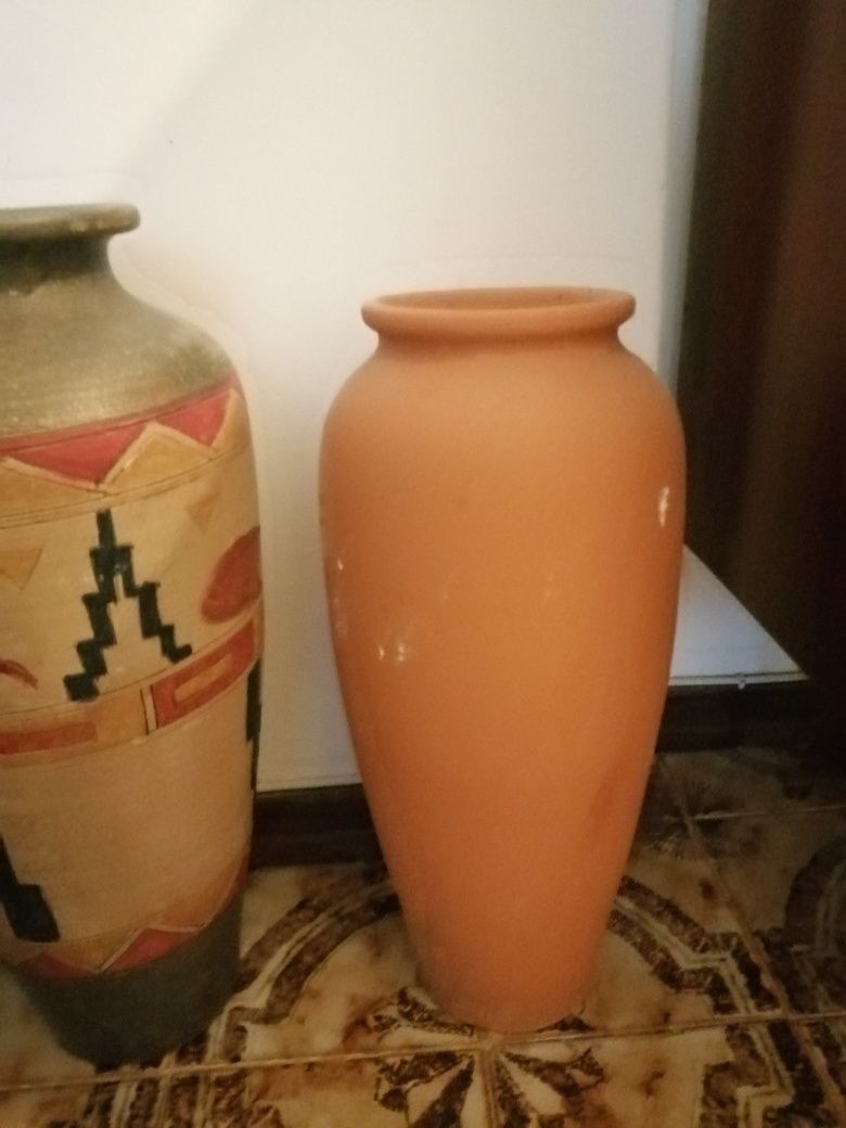 3 Jarrões Cerâmica - 63 cm e 52 cm de altura*