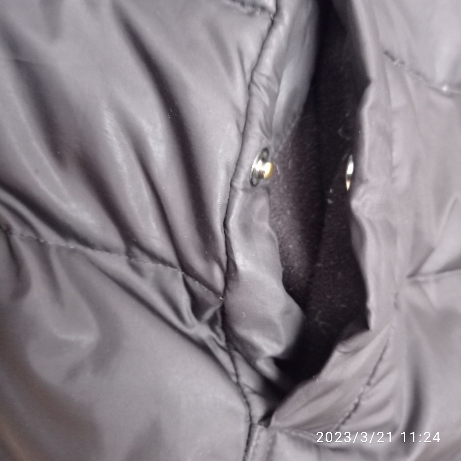 Kurtka puchowa damska czarna płaszcz firmy Esprit rozmiar 38