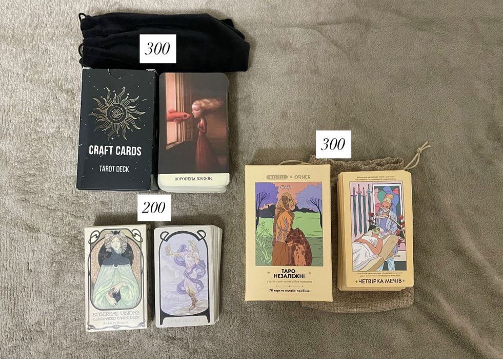 Карти таро, колоди