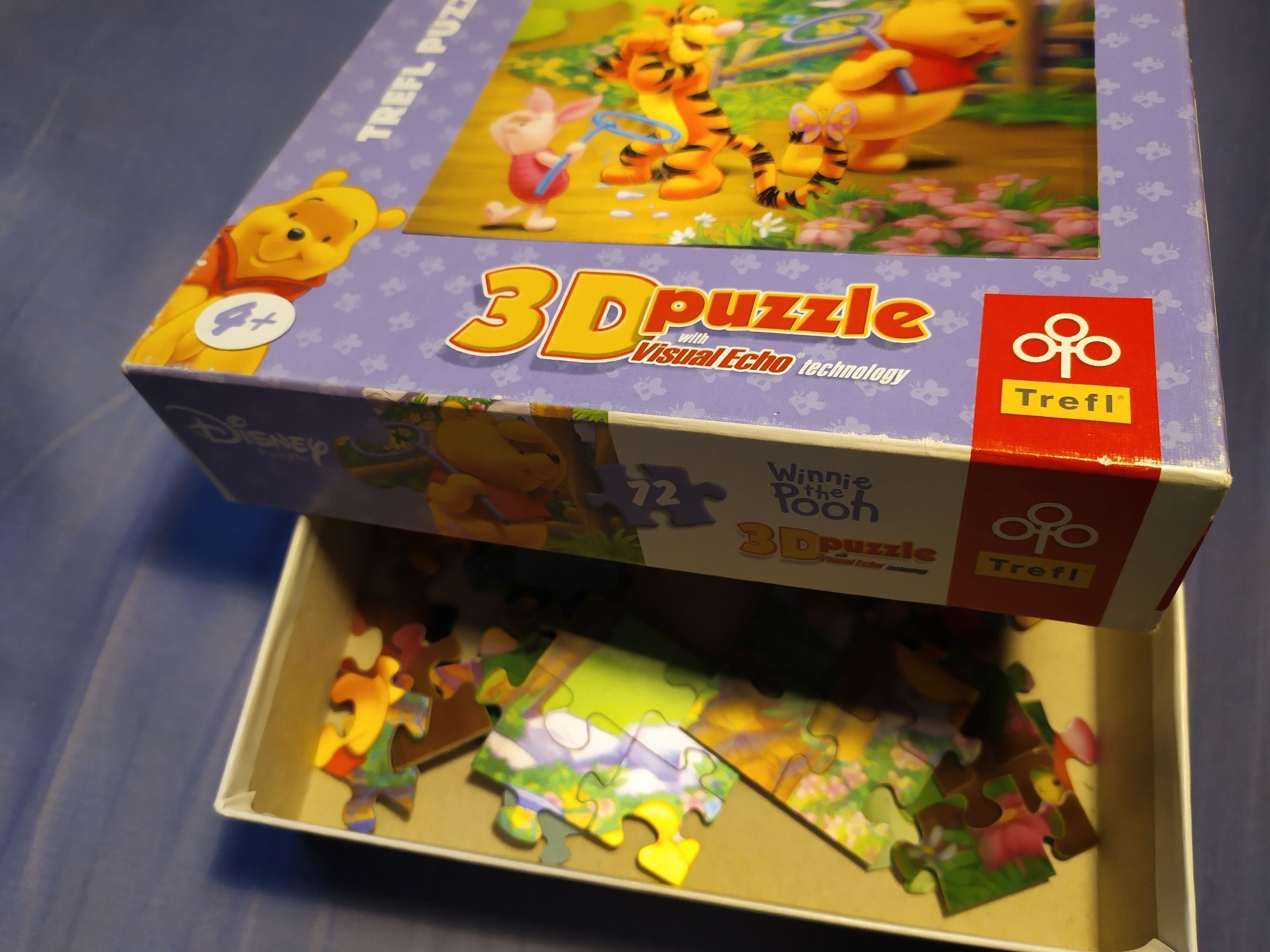 Puzzle 3D Kubuś Puchatek 4+ Trefl 72 elementy Disney