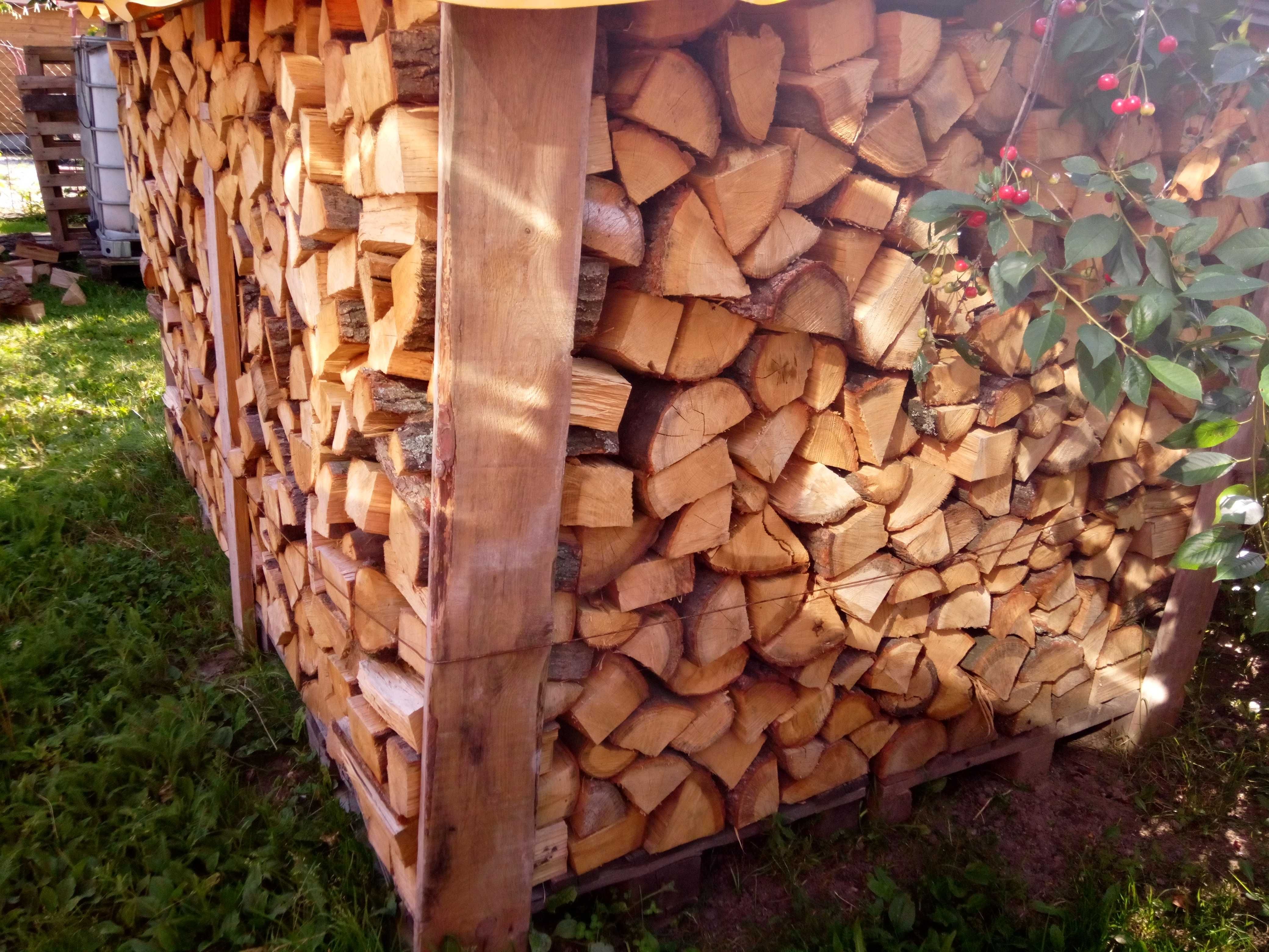 Drewno Kominkowe - Opałowe ( Dąb )
