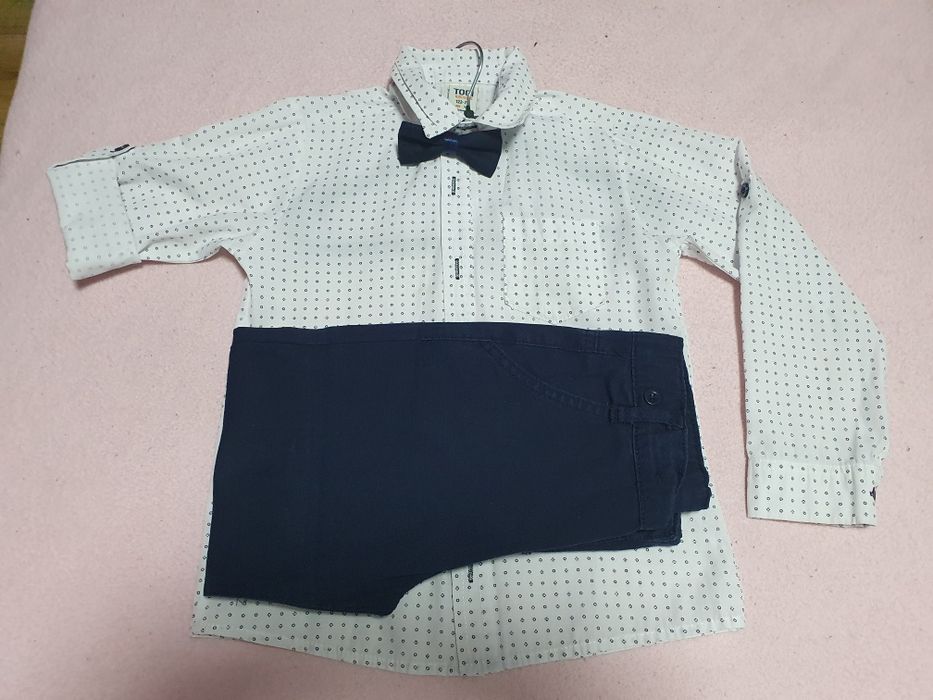 Elegancki galowy zestaw / komplet dla chłopca r. 122