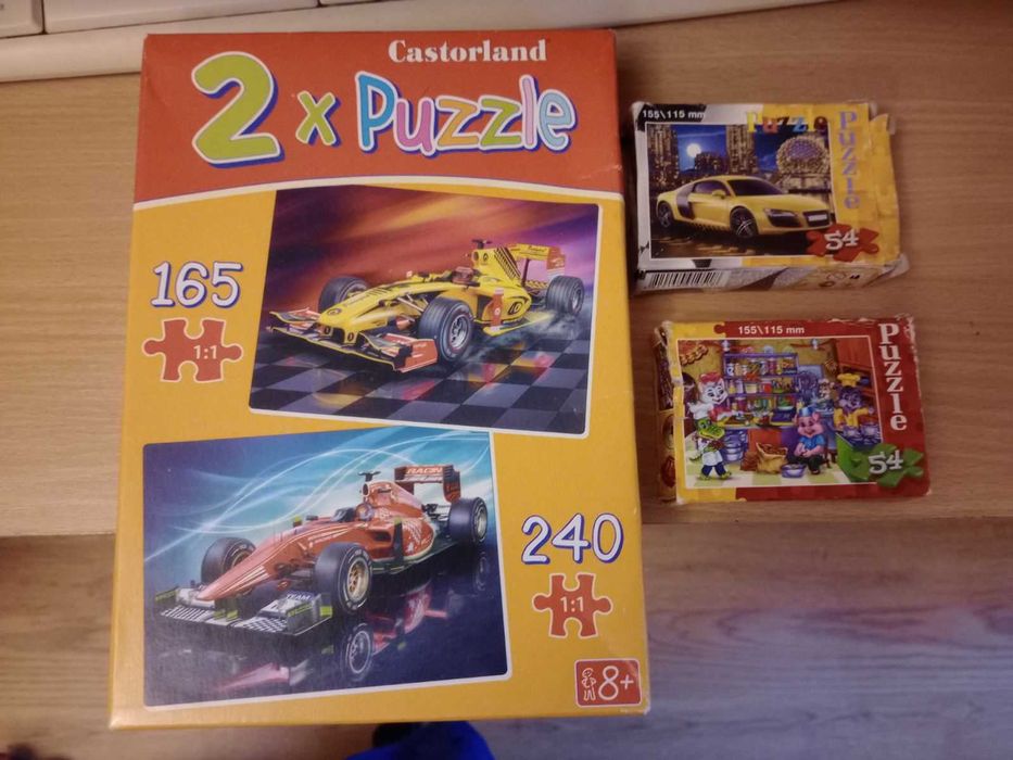 Пазли Castorland з машинами гонками