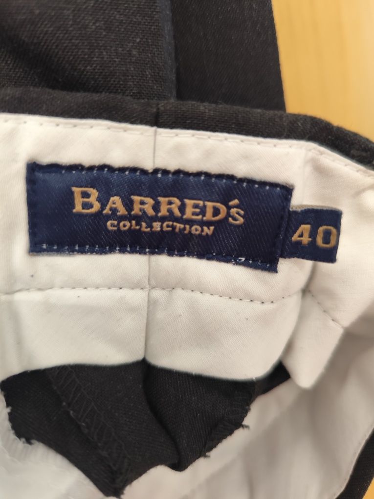 Fato completo de homem Barred's collection, cinzento escuro