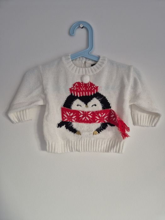 Sweter sweterek dziecięcy świąteczny reserved 62