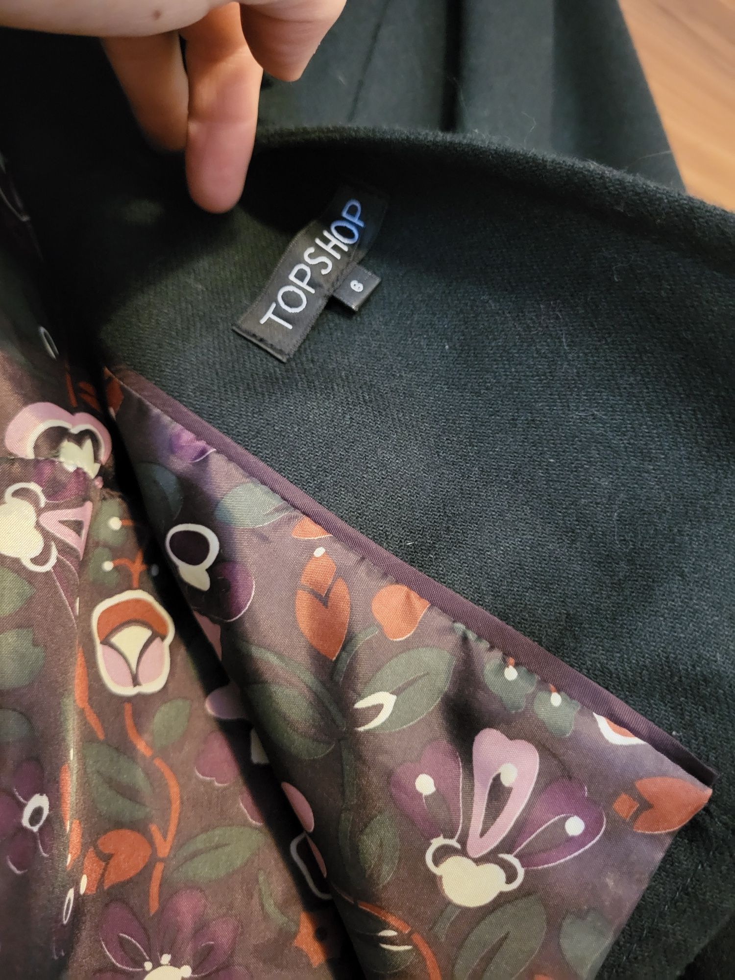 Marynarka wełniana 36 TopShop Nowa metki butelkowa zieleń! Piękna!