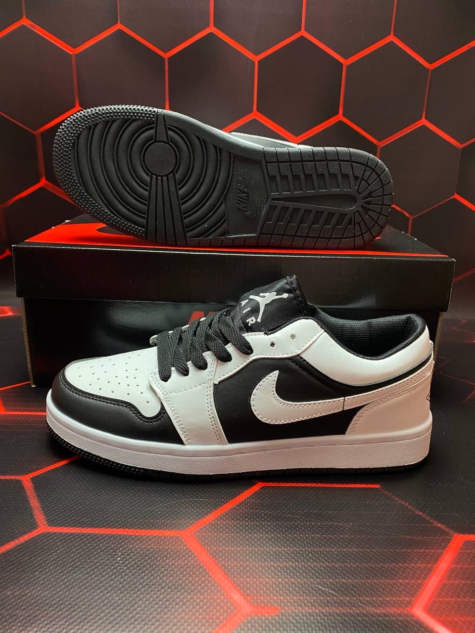 Кроссовки Air Jordan 1 Low white Black