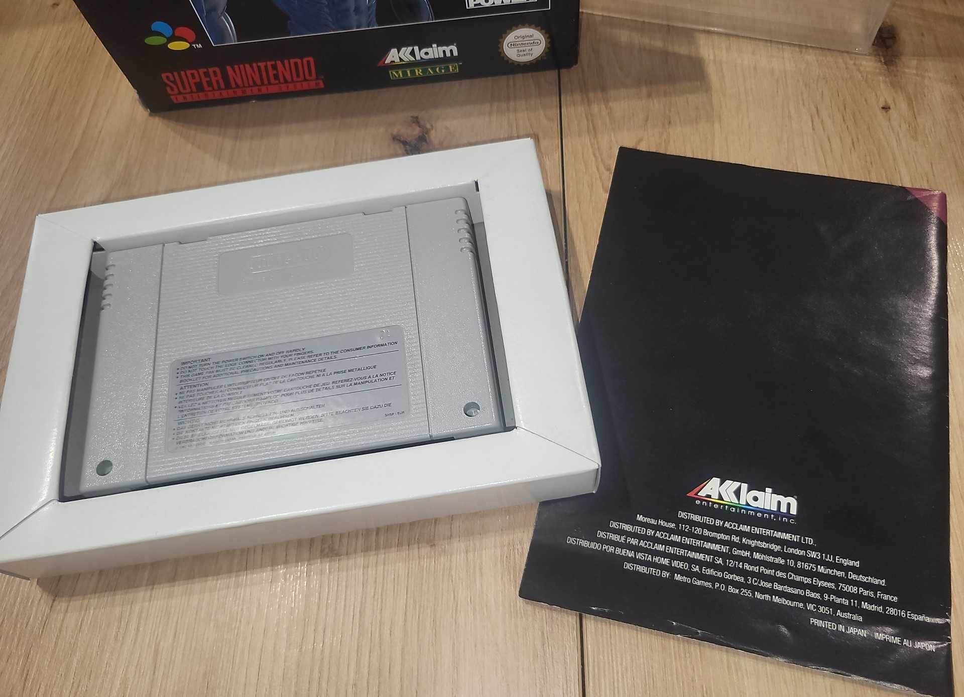 Gra Rise of the Robots - NINTENDO SNES - BDB- stan Komplet +Protektor