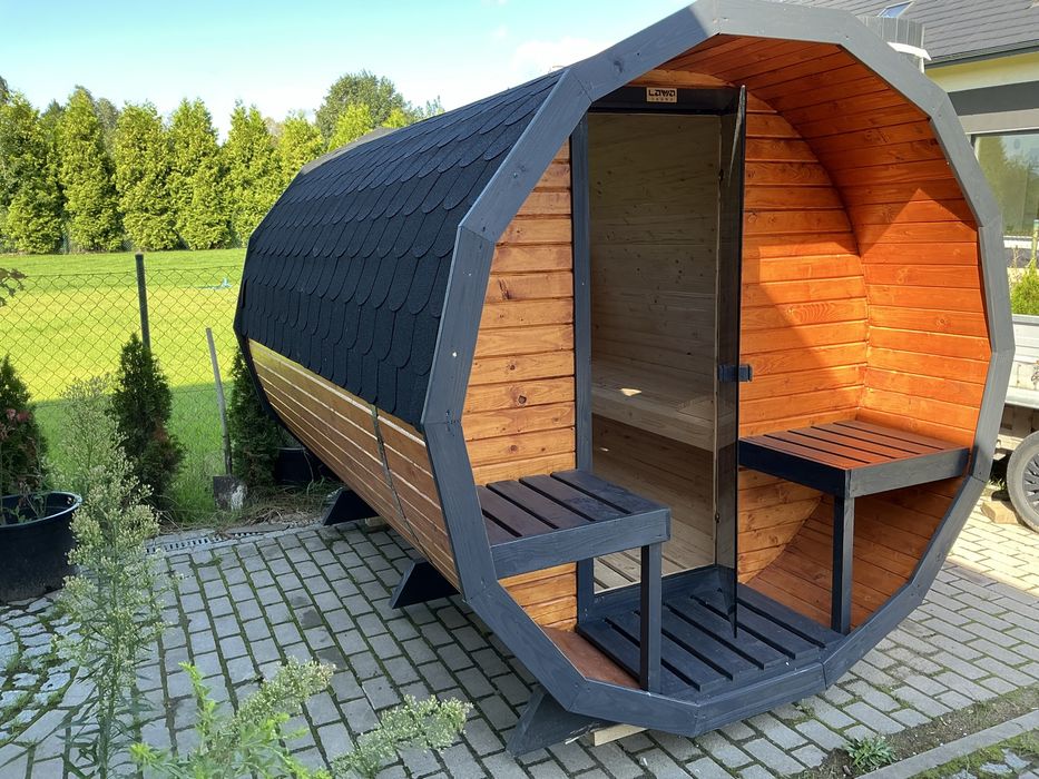 LAWA SAUNA Beczka PRODUCENT SPA TOPprodukt Szwedzkie drewno