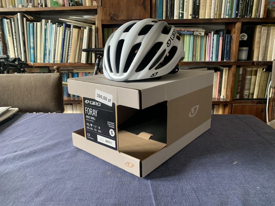 Kask rowerowy Giro Foray (biały; rozmiar S 51-55 cm)