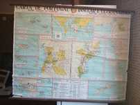 Mapa antigo Portugal insular e Ultramarino