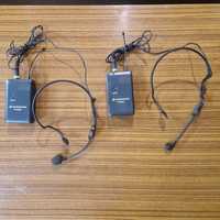 Mikrofon SENNHEISER ME3 2sz + 2szt Transmiter Freeport Sk 2-C - zestaw