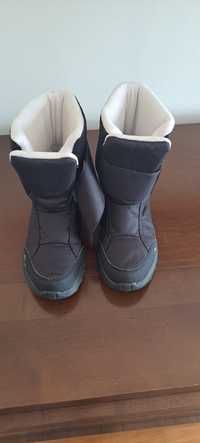 Botas para a neve