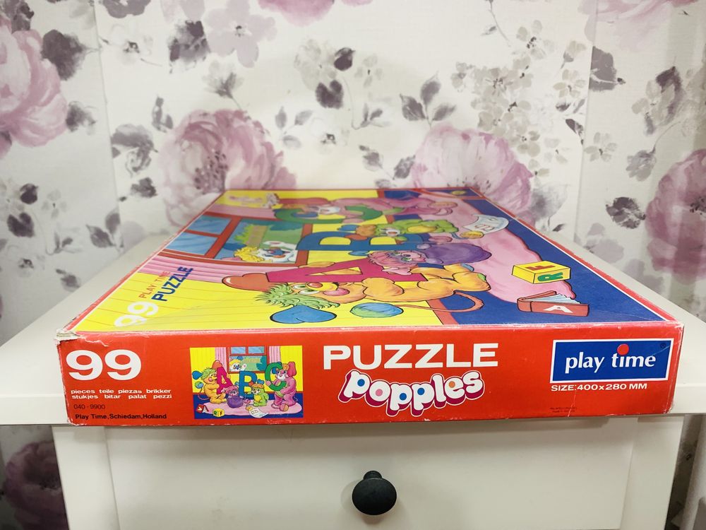 Puzzle Popples 99 elementy, vintage 1986