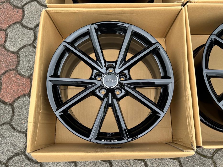 Felgi Audi Sport a7 a8 19 cali a6 a5 q5 s7 19 cali 5x112 black edition