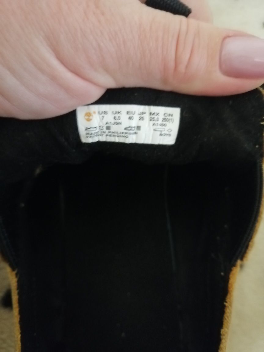 Чоловічі черевики Timberland з натуральної шкіри