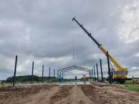 Konstrukcja Hali 12x20x4m 240m2 Konstrukcje stalowe hale PRODUCENT