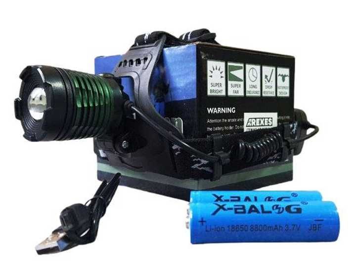 РАСПРОДАЖ  Налобный фонарь Bailong BL-2188-T6 US