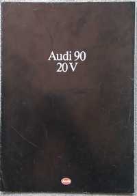 Prospekt Audi 90 20V rok 1988