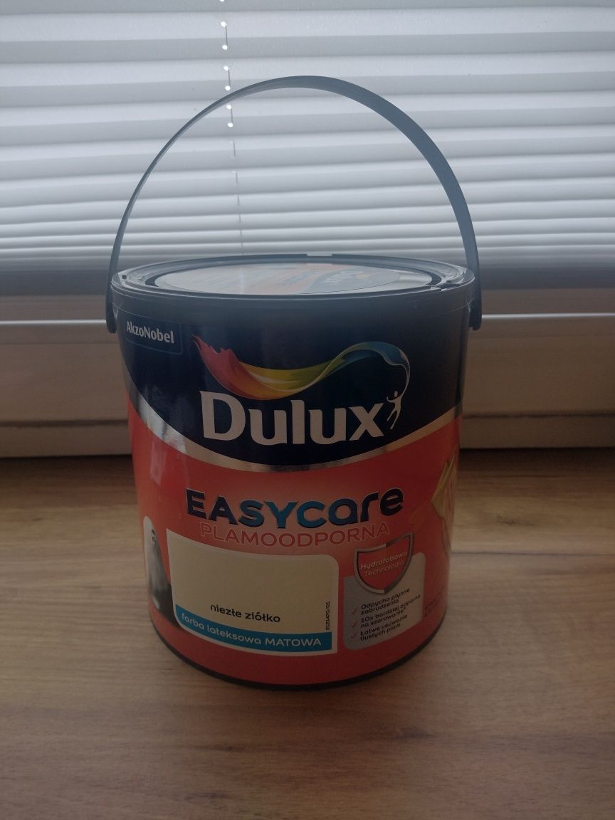 Nowa Farba plamoodporna Dulux Easy Care niezłe ziółko 2,5 l