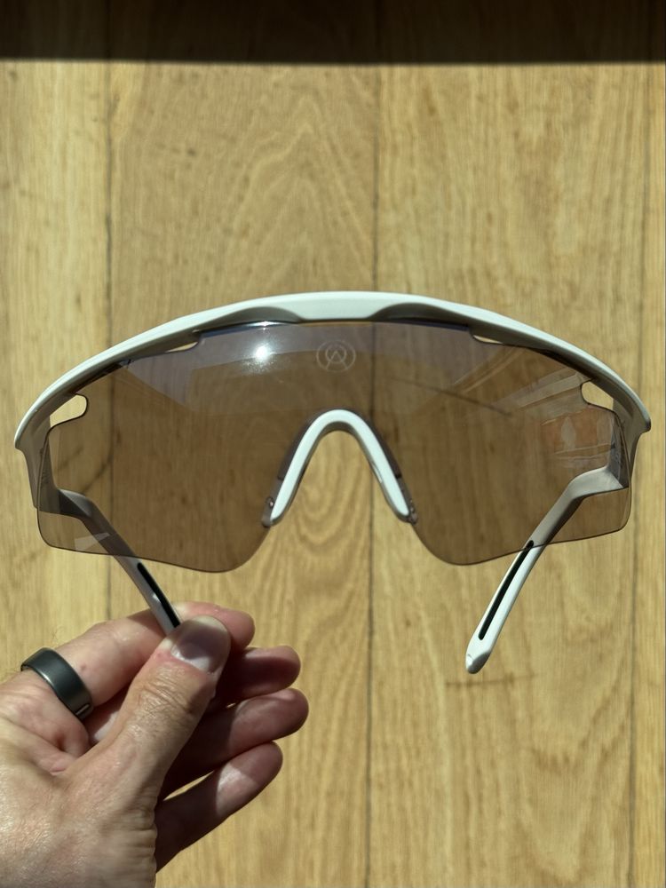 Óculos de sol desporto Alba Optics Mantra WHT VZUM F LENS BTL