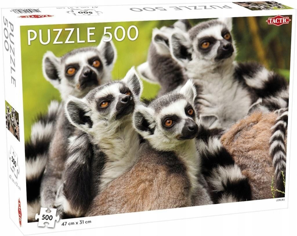 Puzzle 500 Animals: Lemurs, Tactic