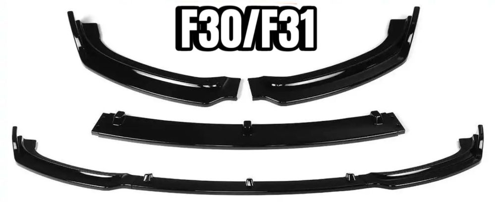 Lip Frontal BMW F30 / F31 (Sport ou Pack M) - Spoiler Lamina Aba