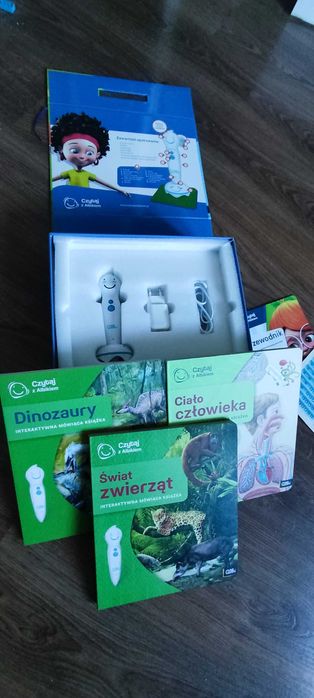 Zestaw Albik pióro+ książki