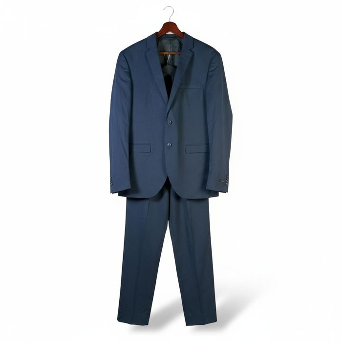 Garnitur Jack & Jones Premium 52 – nowy, granatowy, super slim M/L
