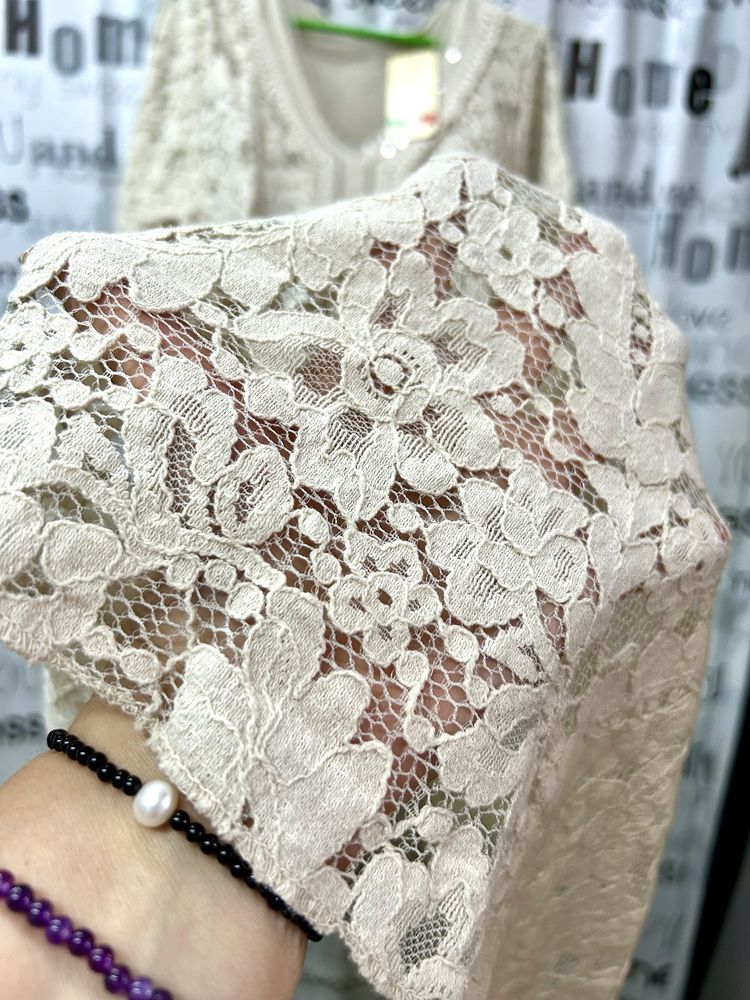 Платье нарядное, шитьё- кружево, миди. италия. 52-56 р.