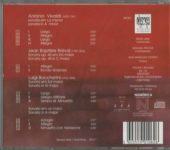 Irene Lima, Manuel Póvoa e Ana Castro - Sonatas