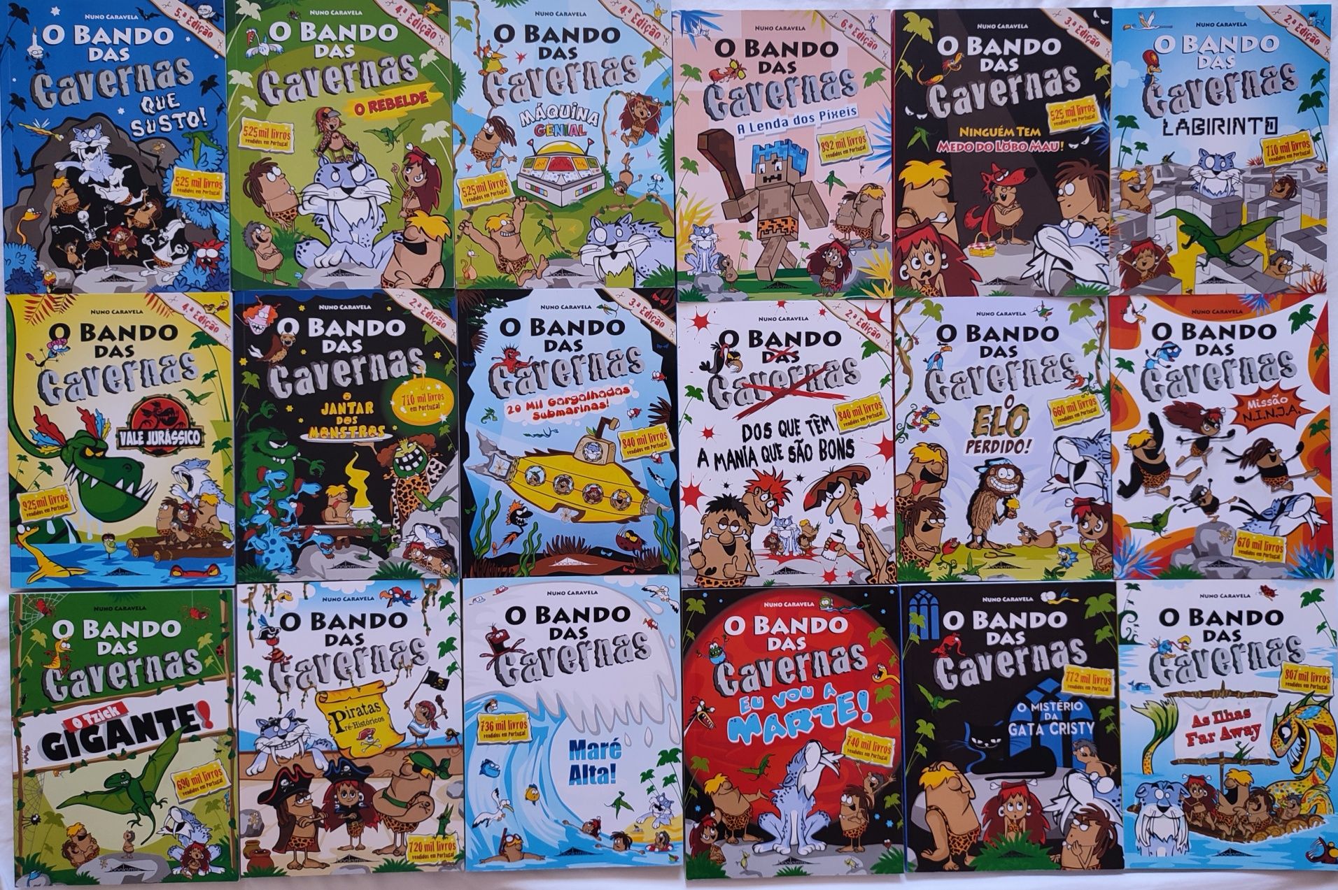 livros do bando das cavernas.