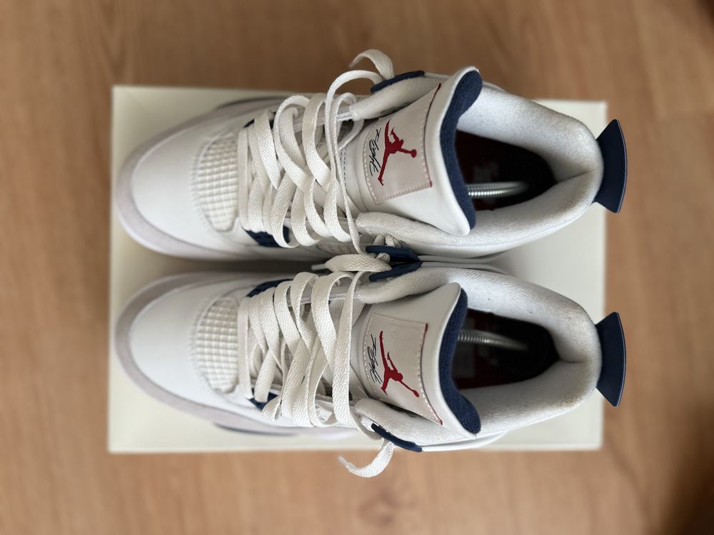 Air jordan 4 Sb White/ Navy