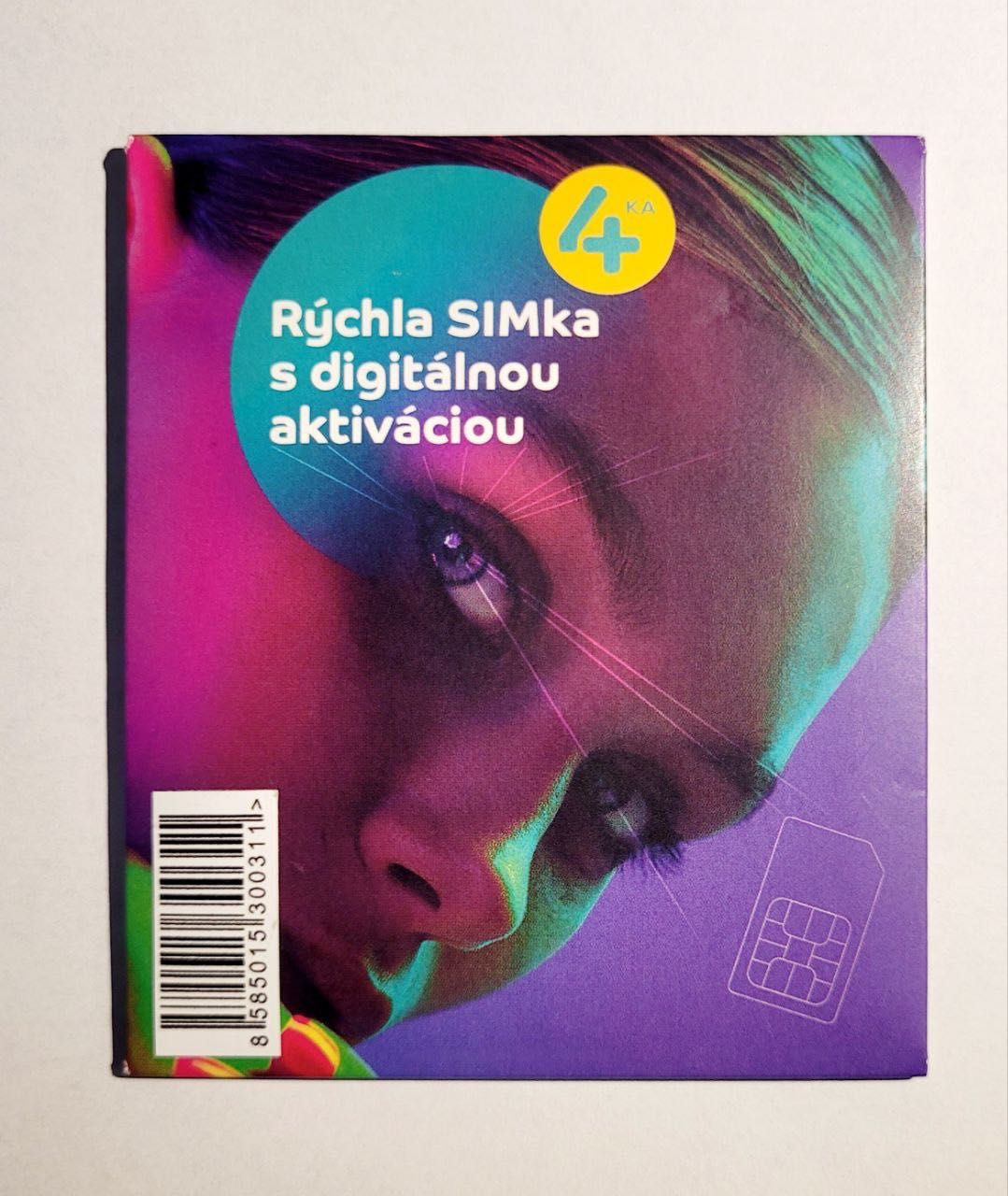 Sim karty Słowacja 4ka/Radost'