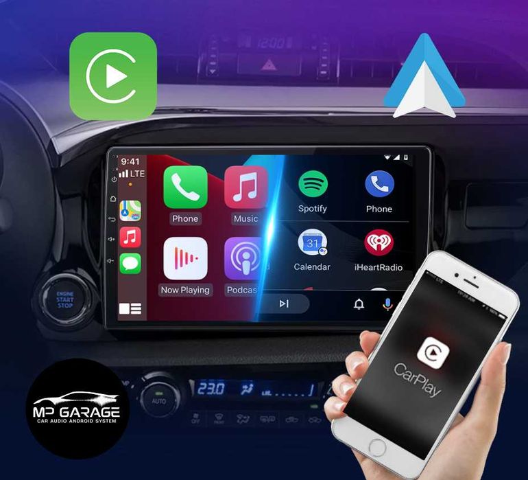 Radio Toyota Hilux Android CarPlay/AA Qled 4G LTE Montaż Gwarancja