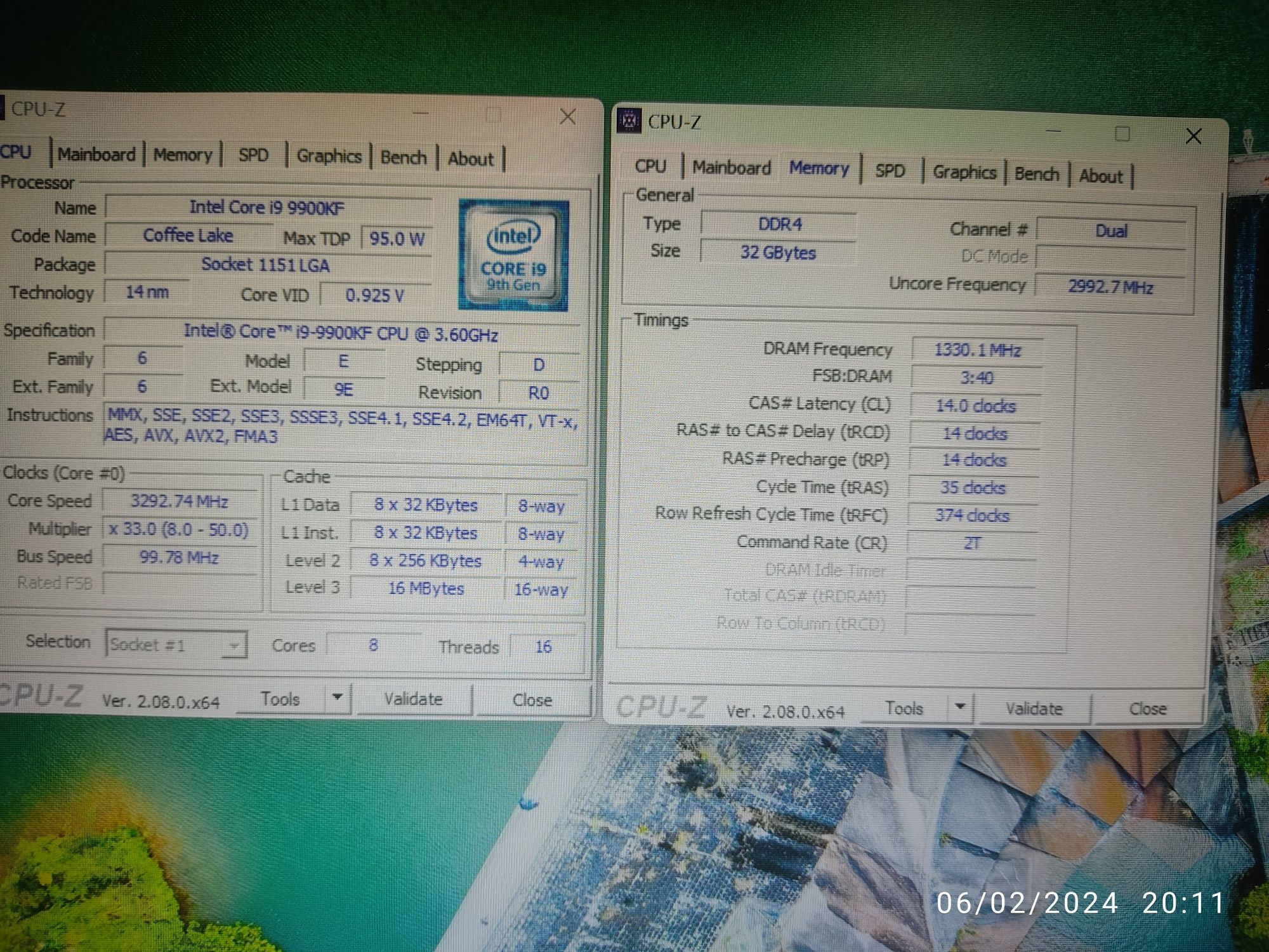 DDR4 4x4 32G 2400mhz