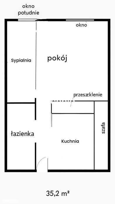 Pilna sprzedaż/ 2 pokoje | 35,2 m² | 3. piętro | Osiedle Norwida
