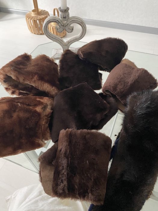 Мех для рукоделия овчина и норка