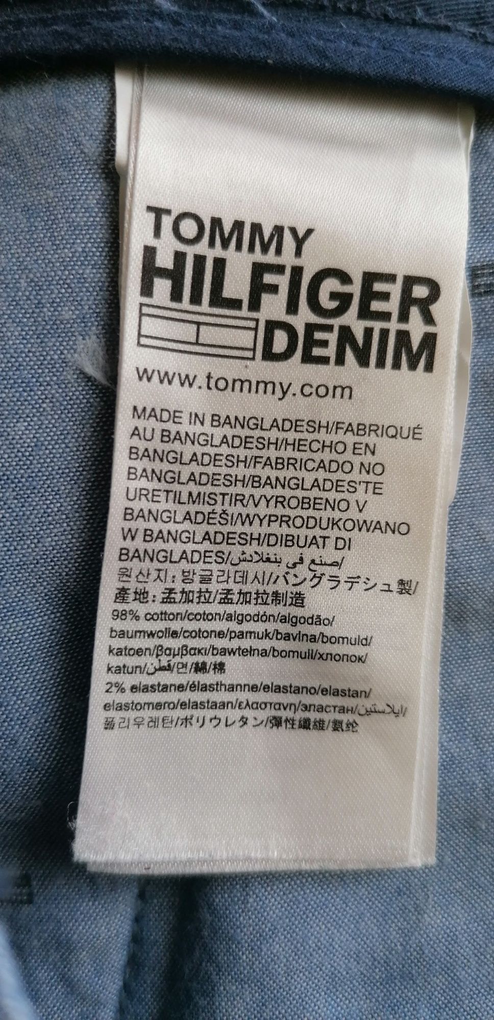 Spodnie męskie Tommy Hilfiger denim r. 28/36