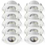 Oczka sufitowe, lampa Led 10 szt. Stan nowe