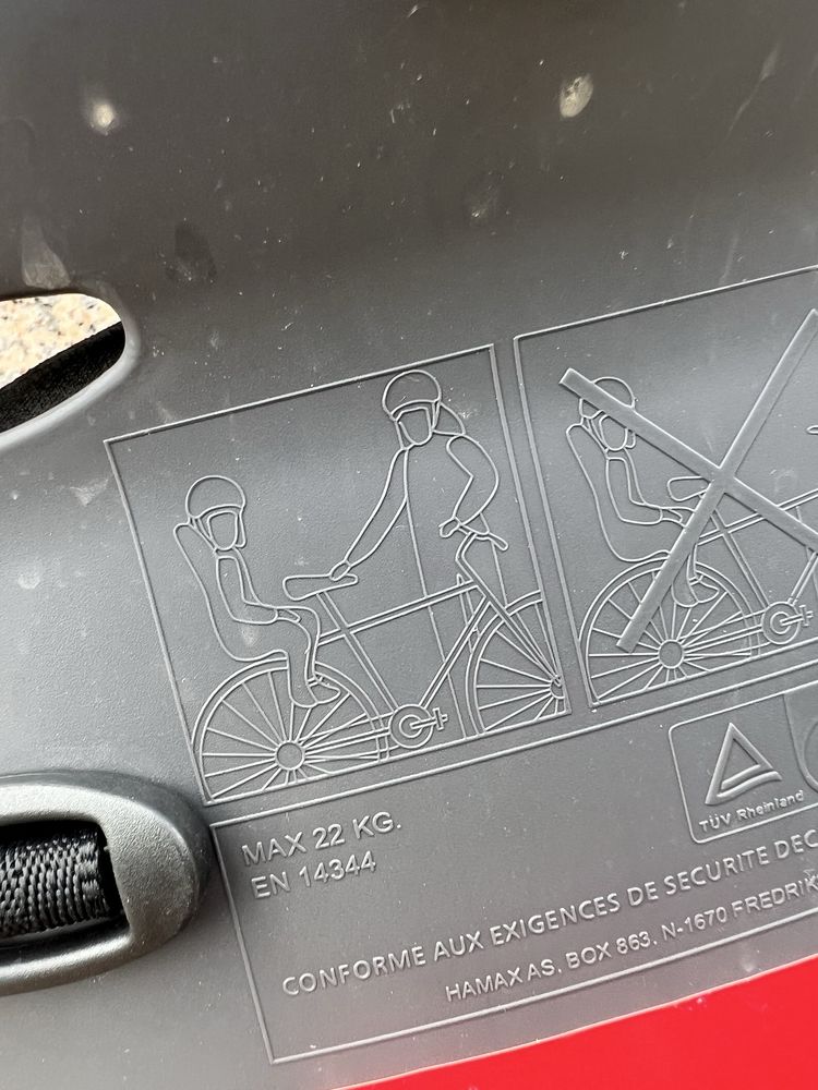 Cadeira de passeio para bicicleta