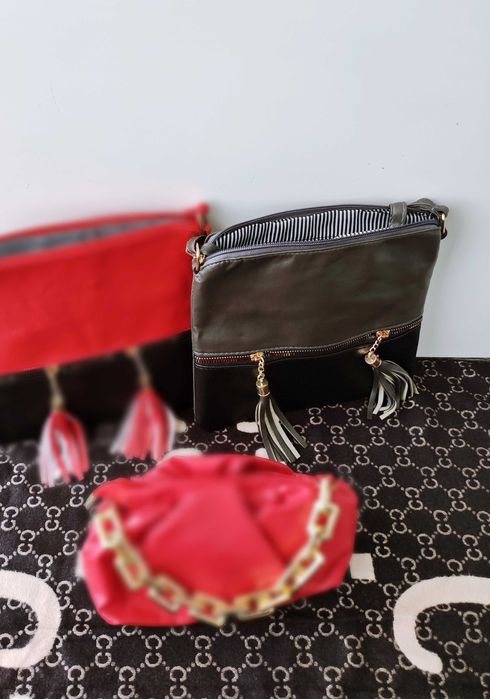 Czarna torba damska Torebka listonoszka NOWA. Sylwester Prezent Święta